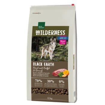 REAL NATURE WILDERNESS Maxi Adult Black Bœuf à l'autruche et au buffle 12 kg