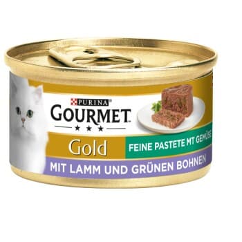 GOURMET Gold Les Mousselines Agneau et haricots verts 12x85 g