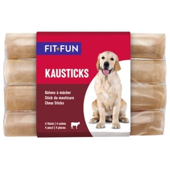 FIT+FUN sticks à mâcher 12,5 cm 4 x 4 pièces 4x130g