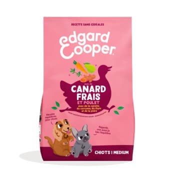 Edgard & Cooper Croquettes Chiot Moyenne Taille Poulet et canard 7 kg