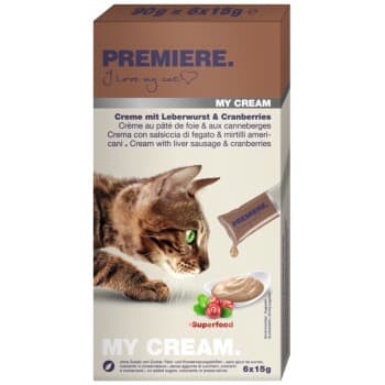 PREMIERE My Cream Saucisse de foie, canneberge 66x15 g