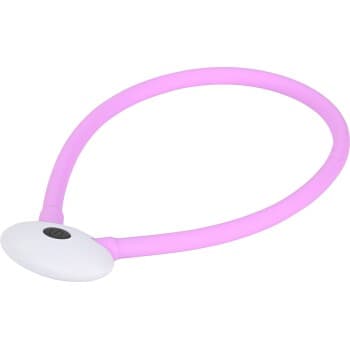 AniOne Anneau lumineux en chaîne de silicone rose S-M