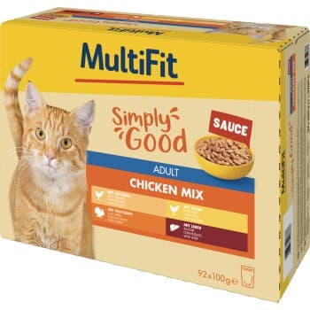 MultiFit Adult Chicken Mix Multipack XXL 92 x 100 g