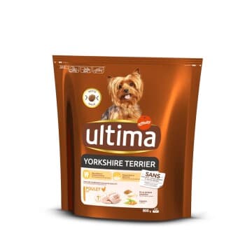 Ultima Petit Yorkshire Terrier avec du Poulet 800 g