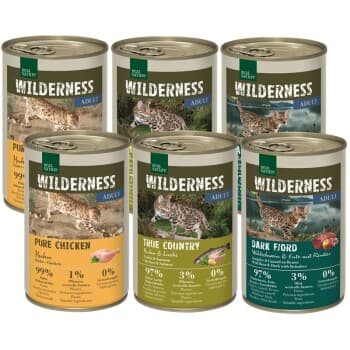 REAL NATURE Pack mixte Wilderness Adulte 6 x 400 g Pack mix 2