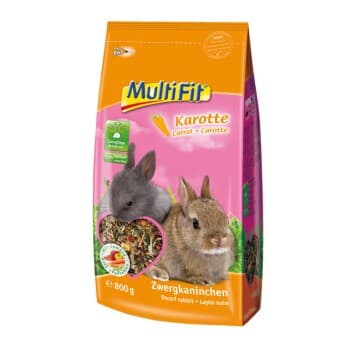MultiFit à la carotte pour lapins nains 800 g