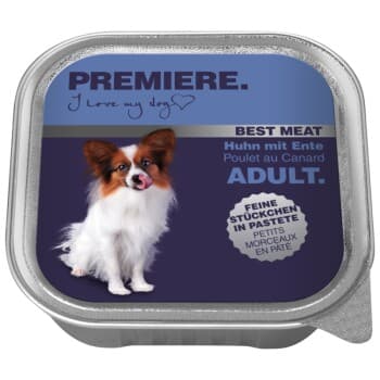 PREMIERE Best Meat croquettes pour chien adulte Canard et poulet 64x100 g