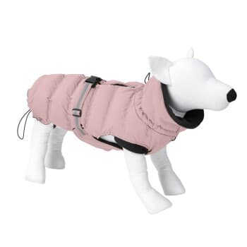 AniOne Manteau d’hiver rembourré Delia rose 65 cm