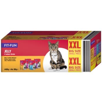 FIT+FUN Jelly Multipack XXL 44x100g 4 variétés différentes