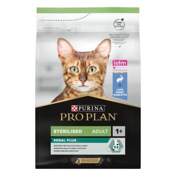 PRO PLAN Sterilised Adult Optirenal au lapin 3 kg