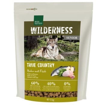 REAL NATURE WILDERNESS Senior True Country Poulet au poisson 1 kg