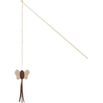 AniOne Jouet Canne à pêche Nature Papillon 50 cm