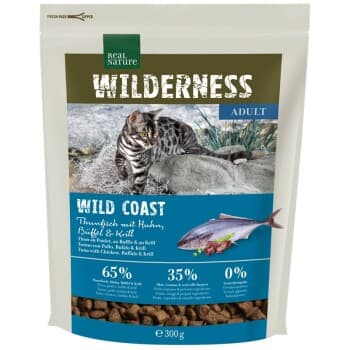 REAL NATURE WILDERNESS Wild Coast Adult Thon au poulet, buffle et krill 300 g