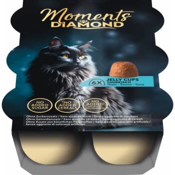 MOMENTS Diamond Snack Jelly Cups pour chat Thon 48x22 g