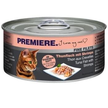 PREMIERE Fine Filets nature Thon aux crevettes 48x80 g