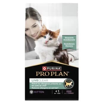 PRO PLAN LIVECLEAR Croquettes Chaton Riche en Dinde 1,4 kg