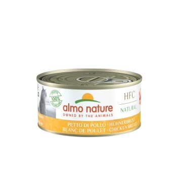 Almo nature HFC Natural nourriture humide pour chat Poitrine de poulet 24x150 g