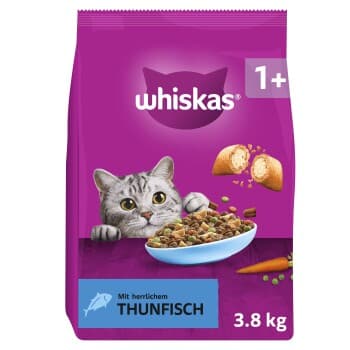Whiskas 1+ Adulte Thon 3,8 kg