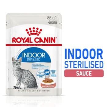 ROYAL CANIN Indoor Sterilised Adult en sauce 48x85 g