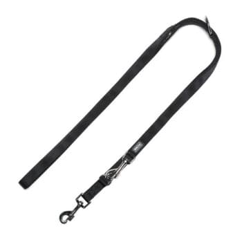 AniOne Laisse en nylon Classic 2-couches noir M