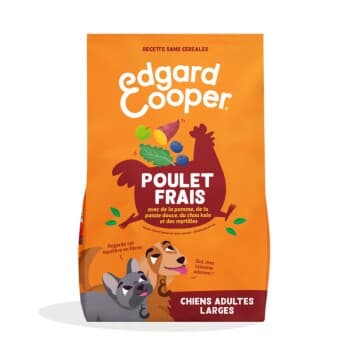 Edgard & Cooper Croquettes Chien Adulte Grande Taille Poulet 12 kg
