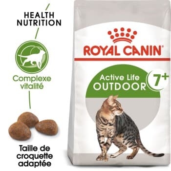 ROYAL CANIN Outdoor 7+ Croquettes Chat 10 kg