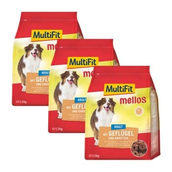 MultiFit Mellos 3 x 1,5 kg Volaille et carottes 3x1,5 kg