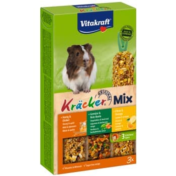 Vitakraft Cracker Trio Agrumes-Légumes-Miel 3 pcs