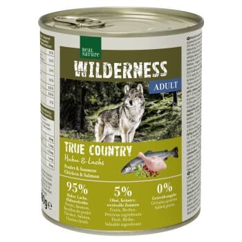 REAL NATURE WILDERNESS Adult True Country Huhn & Lachs 24x800 g