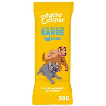 Edgard & Cooper Friandise Barre Chien Adulte Dinde et poulet 30 g