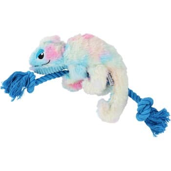 AniOne Jouet pour chien Caméléon avec corde S-M