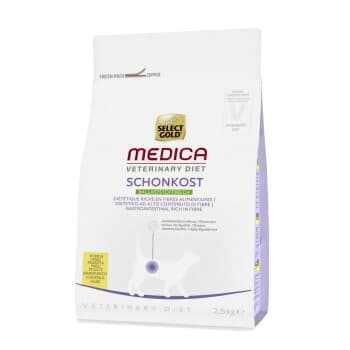 SELECT GOLD Medica Diététique Riche en Fibres Croquettes Chat Adulte Poulet et Maïs 2,5 kg