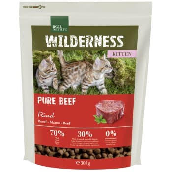 REAL NATURE WILDERNESS Croquettes pour chaton Pure Beef 300 g
