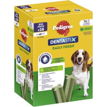 Pedigree Dentastix Fresh Bâtonnets hygiène bucco-dentaire pour moyen chien 28 pcs 720 g