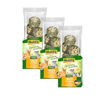 MultiFit Grain Free Snacks 3 x 100 g avec banane