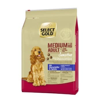 SELECT GOLD Sensitive Croquettes Chien Adulte Medium Buffle domestique et tapioca 4 kg