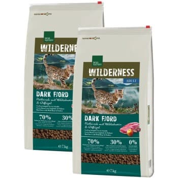 REAL NATURE WILDERNESS Dark Fjord Adult au cerf, au sanglier et à la volaille 2x7 kg