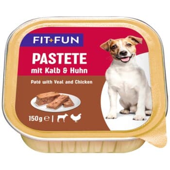 MultiFit pâtée humide pour chien Veau et poulet 12x150 g