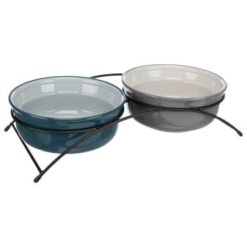 Trixie Ensemble de gamelles , 2 × 1,6 l/ø 20 cm