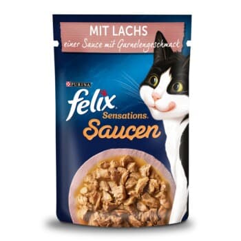 Felix Sensations Saucen Saumon et crevette 104x85 g