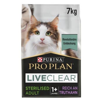 PRO PLAN Liveclear Sterilised Adult Dinde 7 kg