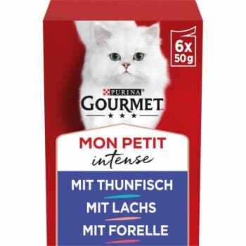 GOURMET Mon Petit Intense avec thon, saumon, truite 48x50 g