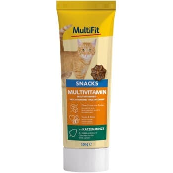 MultiFit Pâte 3 x 100 g Multi-vitamines à l'herbe-aux-chats