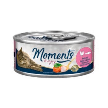 MOMENTS Adult Poulet avec saumon et épinards 12x70 g