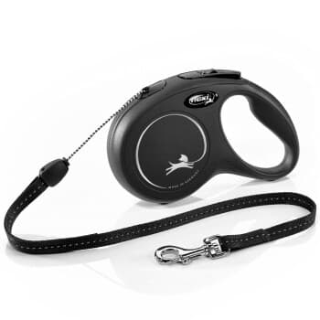 Flexi Laisse New Classic noir S, 8 m, 12 kg
