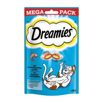 Dreamies Mega Pack 180 g Saumon