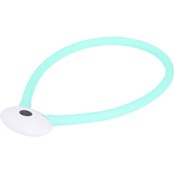 AniOne Anneau lumineux en chaîne de silicone turquoise S-M