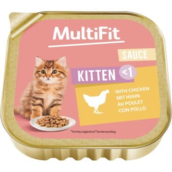 MultiFit Junior Sauce Poulet 16x100 g