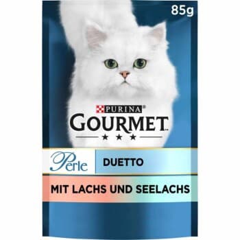 GOURMET Perle Duetto Saumon et colin 26x85 g