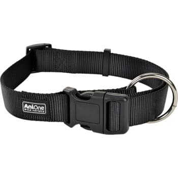 AniOne Collier en nylon Classic noir XL